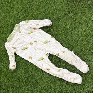 Seny Kids Bamboo Footie Pajamas - Bug Print